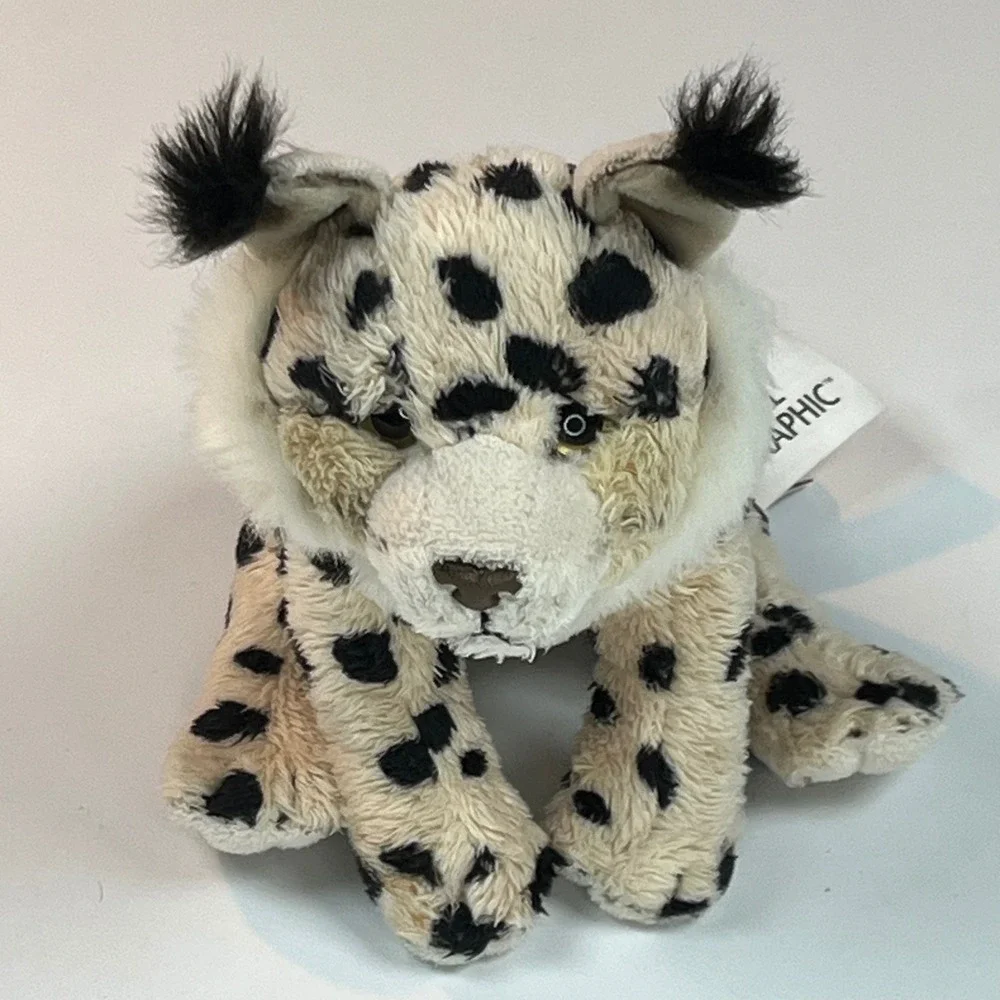 National Geographic Lelly Iberian Lynx Plush Spotted Wild Cat Stuffed Animal 6